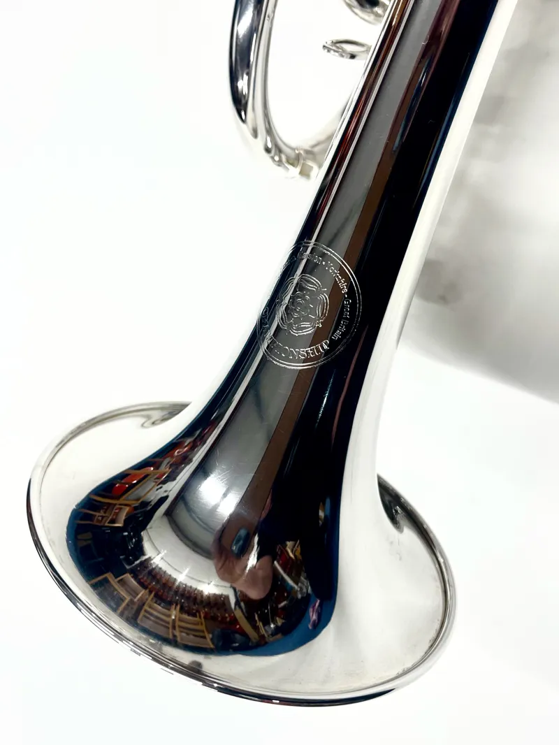 Hanson Championship Model Cornet - 25 year Sheffield Silver plate-5